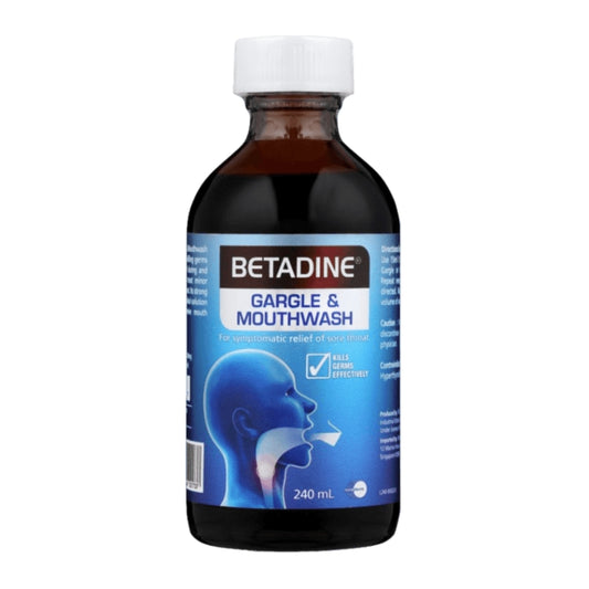 Betadine Gargle & Mouthwash 240ml
