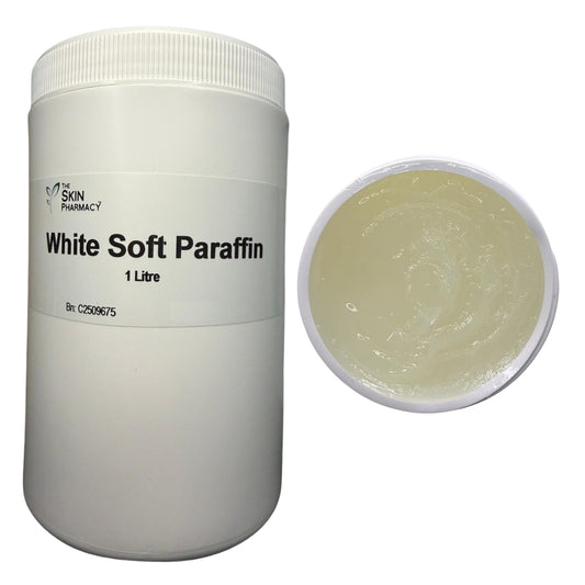 White Soft Paraffin 1L –  Moisturiser for Dry Skin, Eczema ( Paralin & Dermalin Alternative )