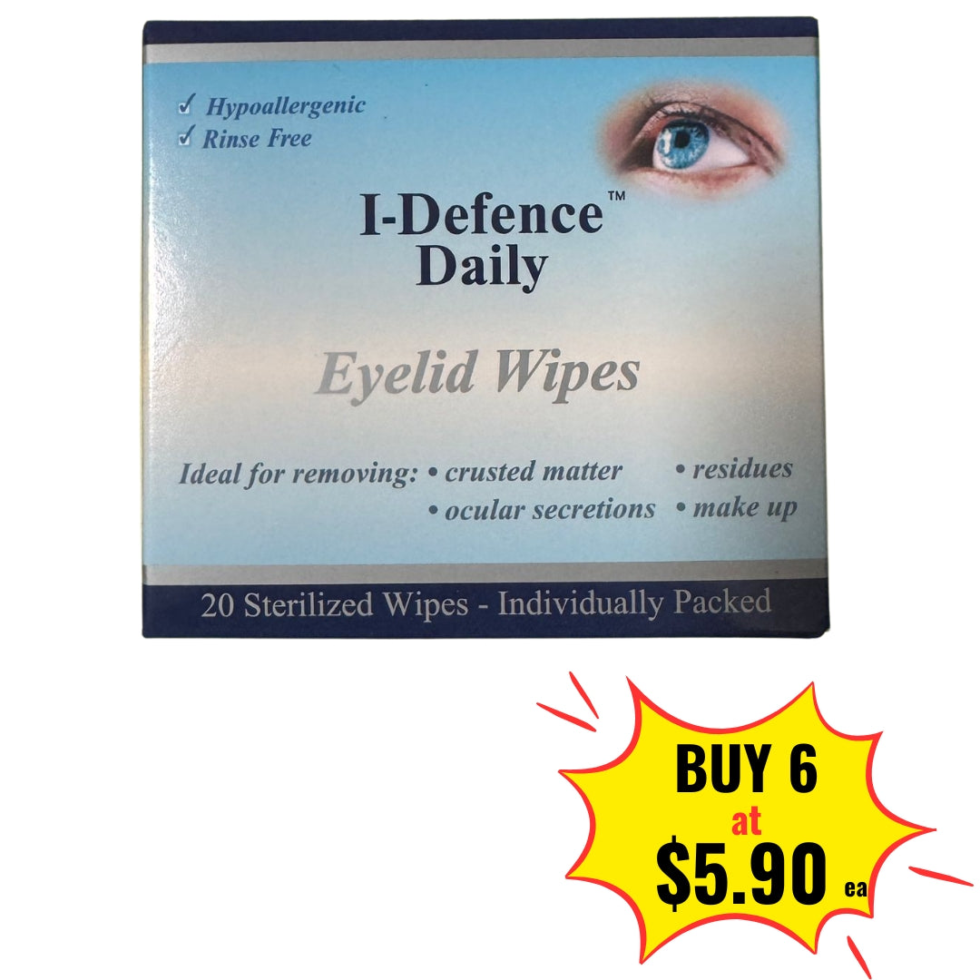 I-Defence Daily Eyelid Wipes 20s