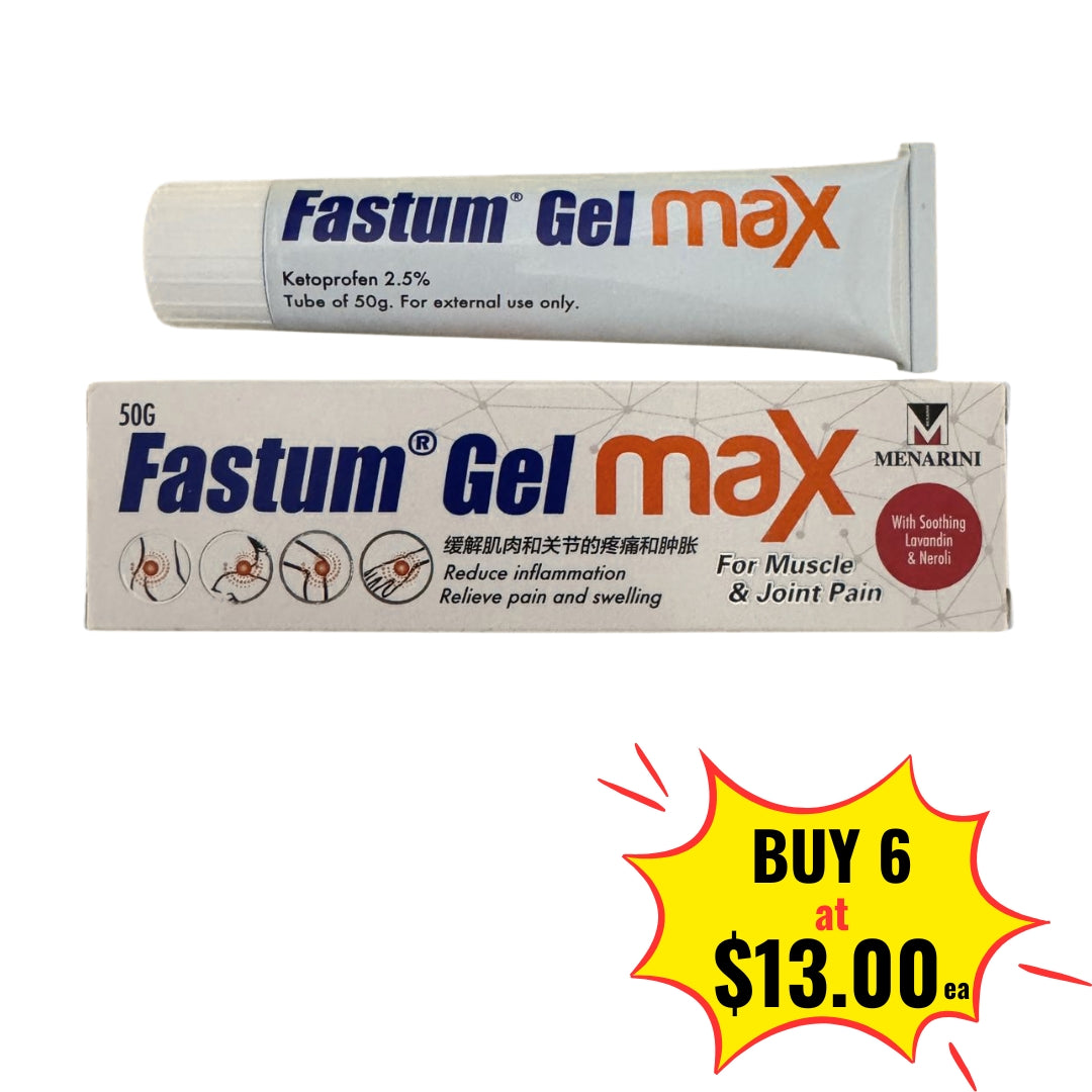 Fastum Gel Max (For Muscle & Joint Pain) 50g