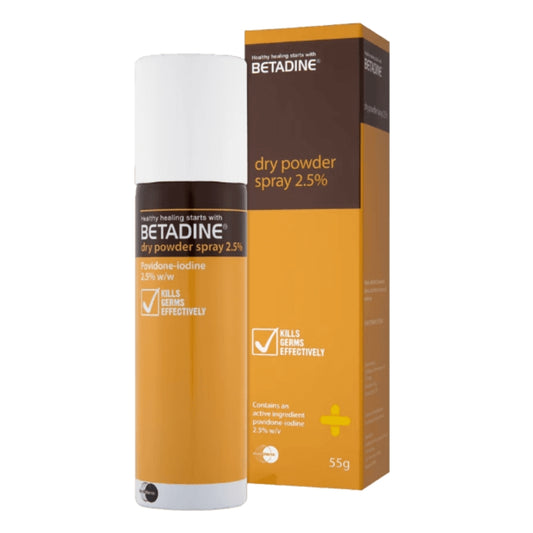 Betadine Dry Powder Spray 2.5% 55g