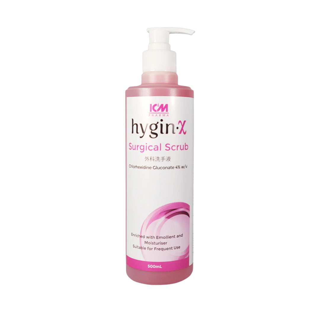 ICM Hygin-X Surgical Scrub 500ml Skin Disinfection Hygin X