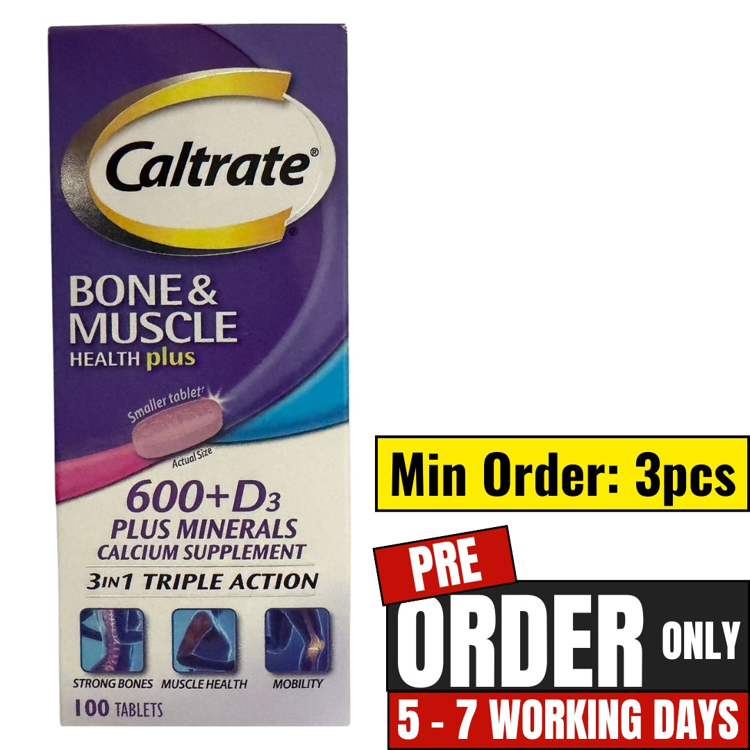 Caltrate 100s 600 Plus with Vitamin D 500iu