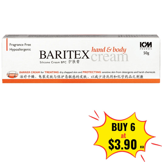 Baritex Hand & Body Silicone Cream 50g