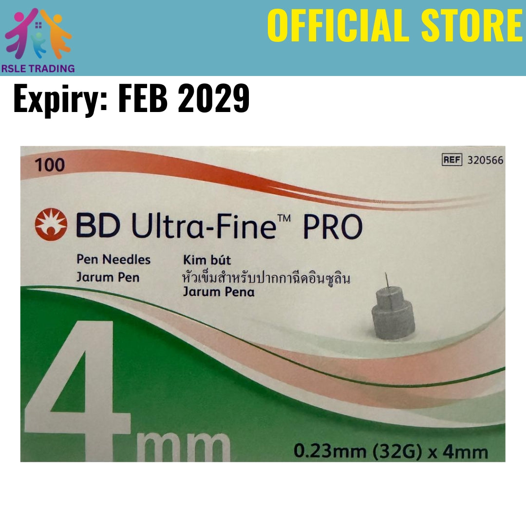 BD Ultra-Fine PRO Pen Needle 32G x 4mm 100's