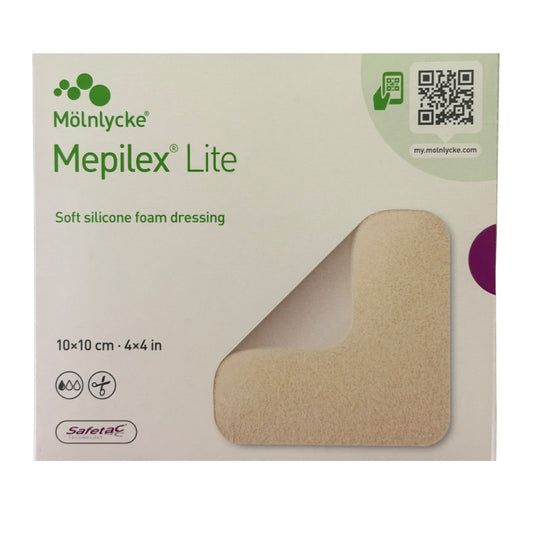 Mepilex Lite 10cm x 10cm 5's (1 Box)