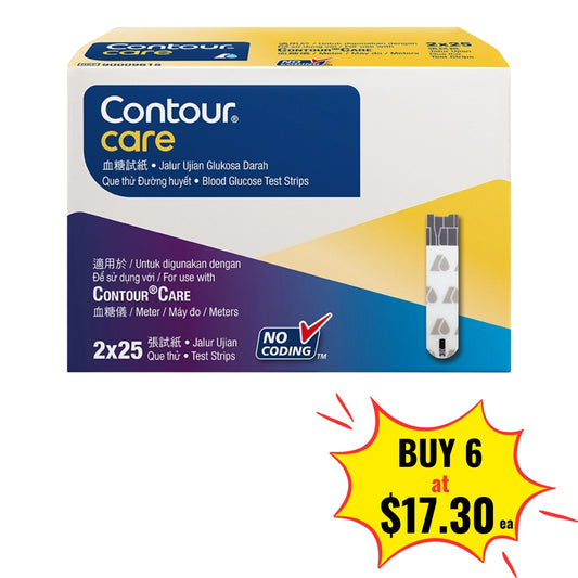 Contour Care Test Strips 50s