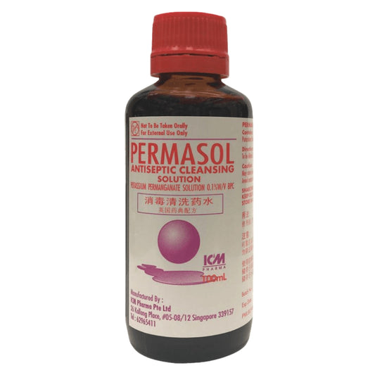 Permasol Antiseptic Cleaning Solution 100ml