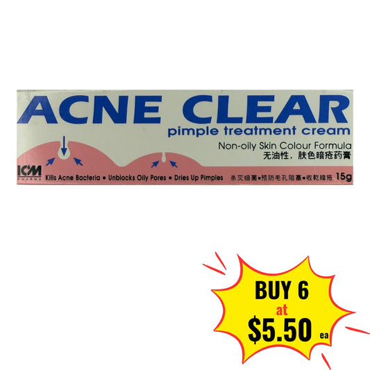Acne Clear Pimple Treatment Cream 15g