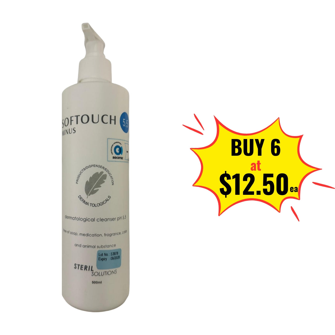 Soft Touch 5.5 Minus Cleanser 500ml