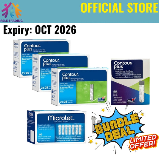 Contourplus Test Strip 7x25s+Lancet 100s