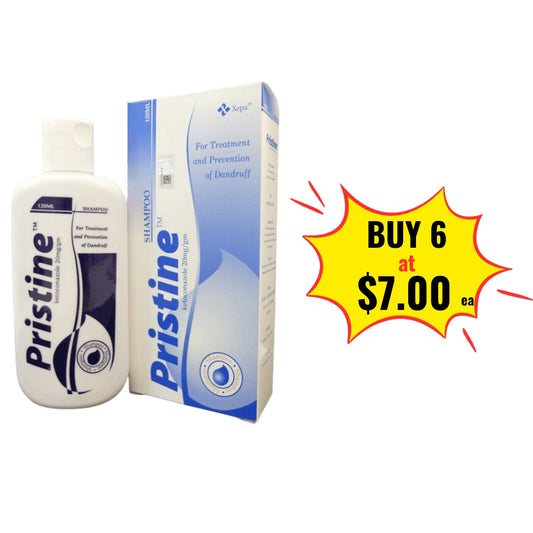 Pristine Ketoconazole 2% Shampoo 120ml