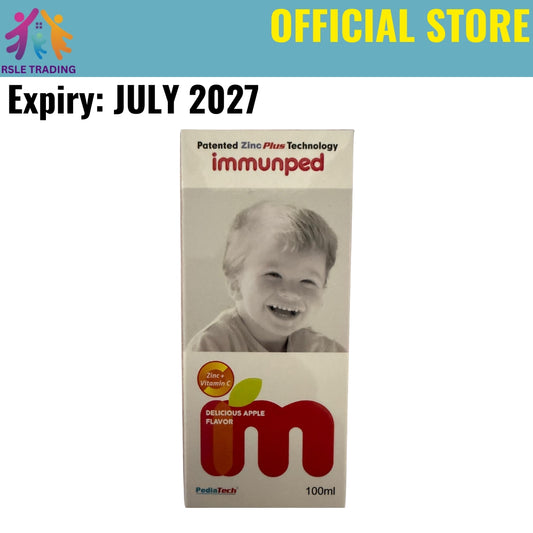 Immunped 100ml Vitamin C ZincPlus® Syrup – Immune Booster for Kids & Adults | Immune Support