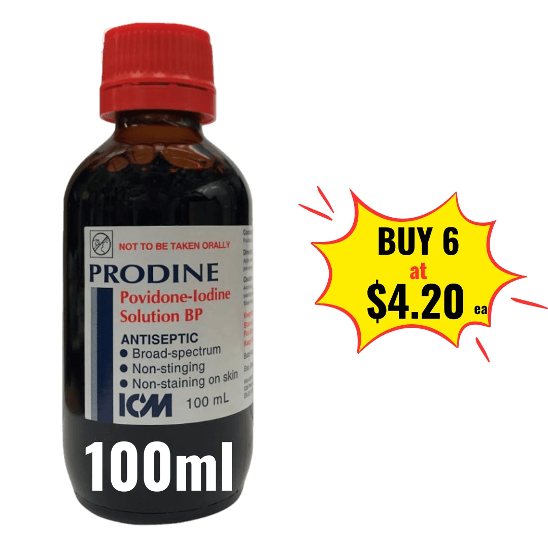 Povidine 100ml Iodine Solution 10%