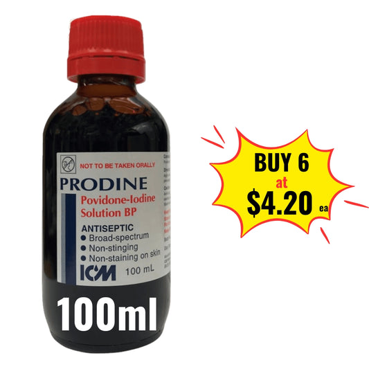 Povidine 100ml Iodine Solution 10%