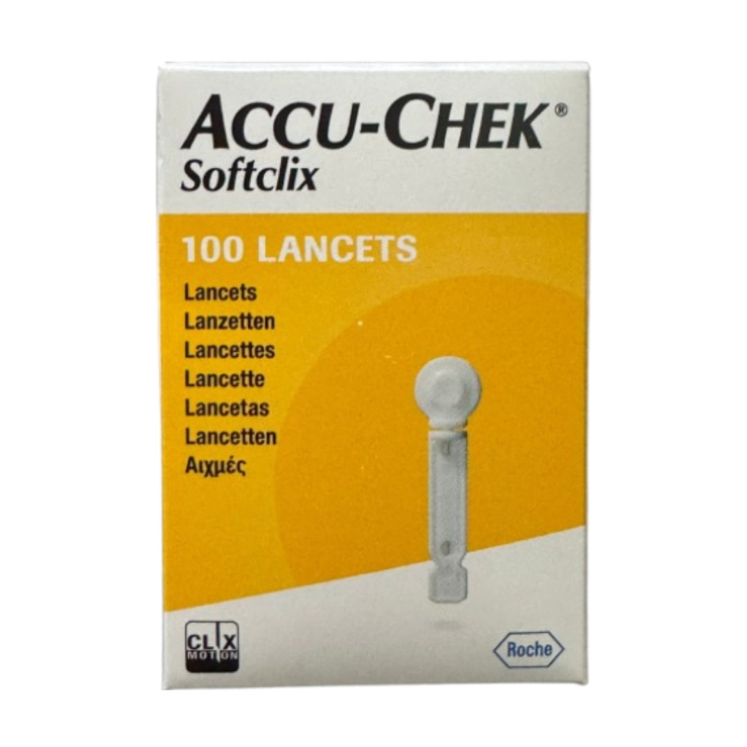 Accu Chek Softclix Lancets 100's
