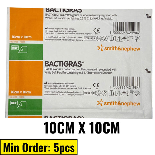 Smith & Nephew Bactigras Dressing 10x10cm 1s