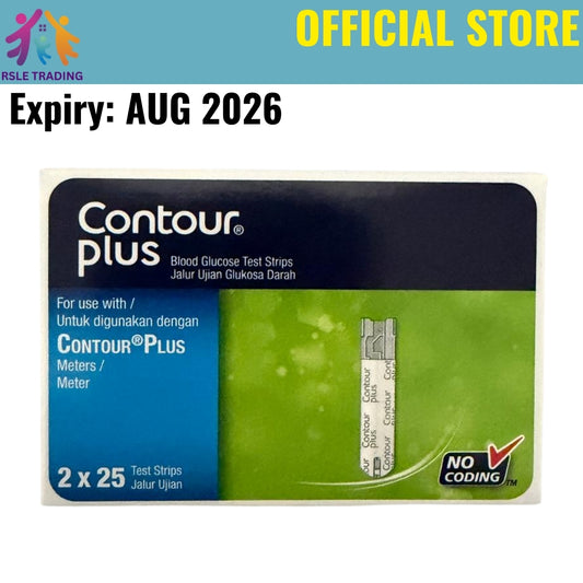 Contour Plus One Test Strips 50s