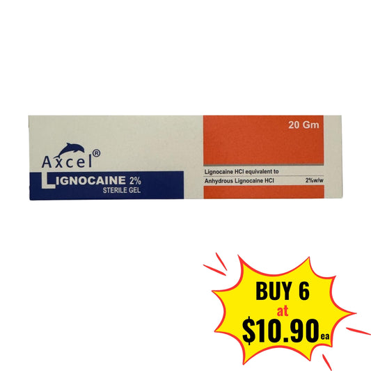 Axcel Lignocaine 2% Sterile Gel 20g