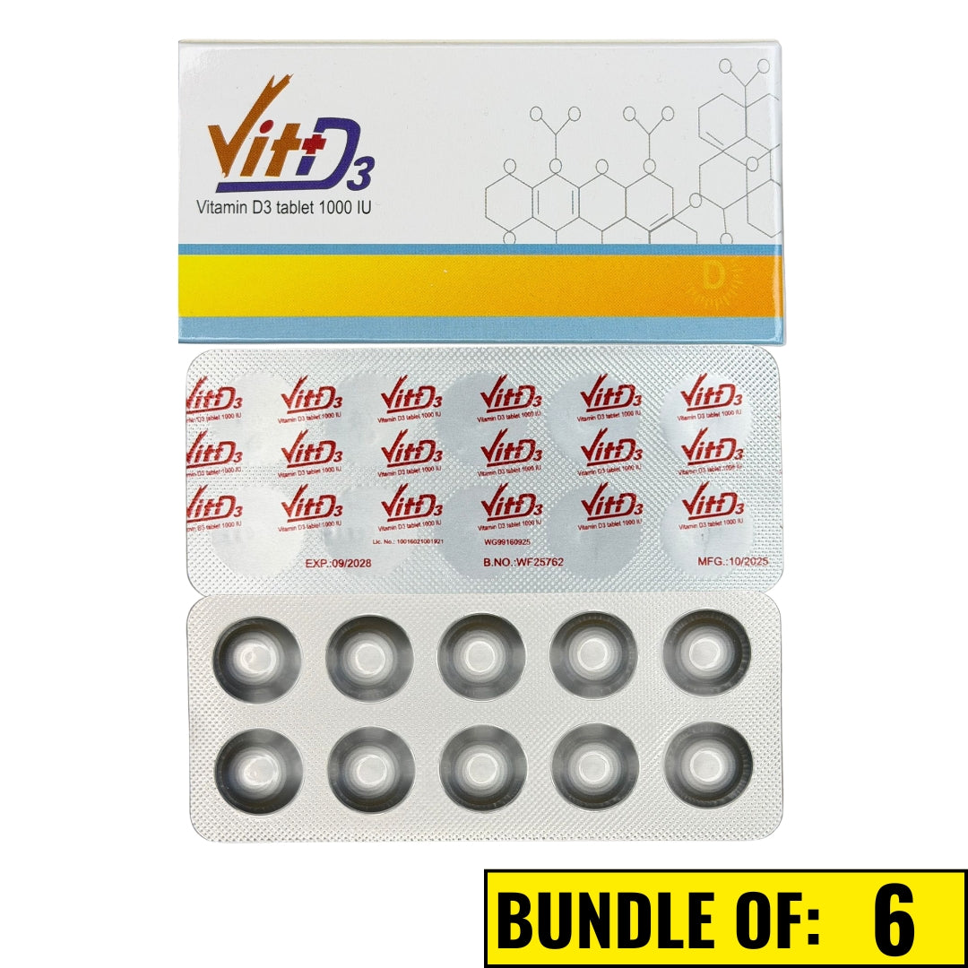 Vitamin D3 1000IU Tablets 100s