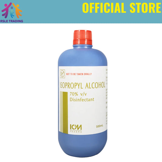 ICM Isopropyl Alcohol 70% 500ML Surface Disinfectant