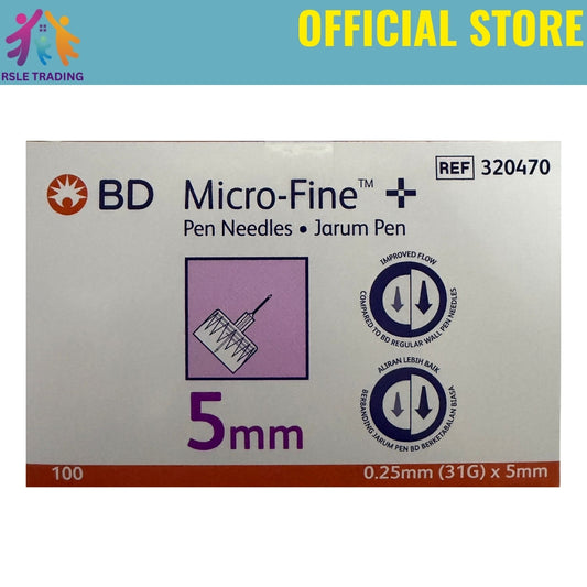 BD Micro-Fine Pen Needle 31G x 5mm 100's 320470