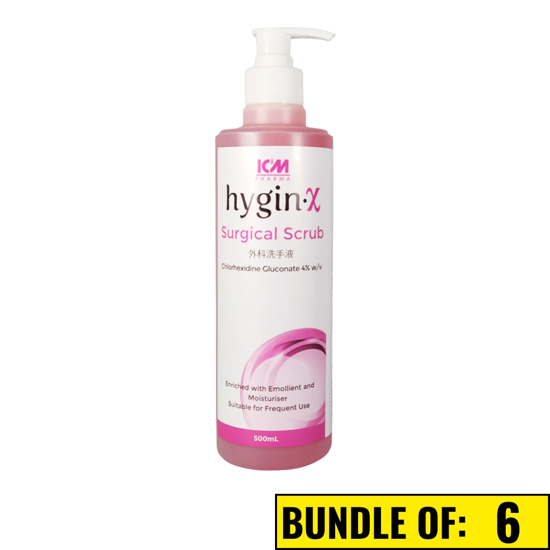 ICM Hygin-X Surgical Scrub 500ml Skin Disinfection Hygin X