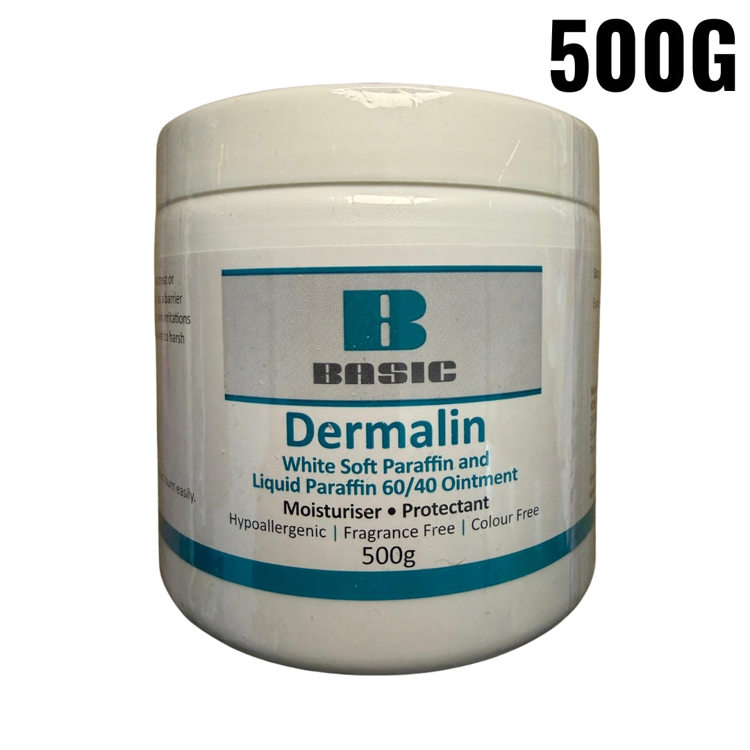Dermalin 500g 60/40 White Soft Paraffin Ointment