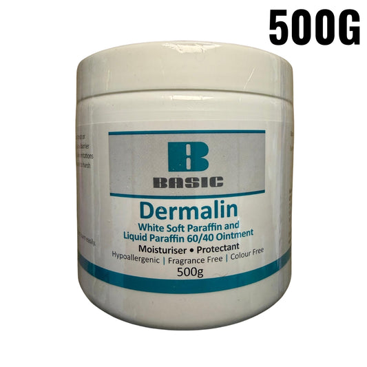 Dermalin 500g 60/40 White Soft Paraffin Ointment