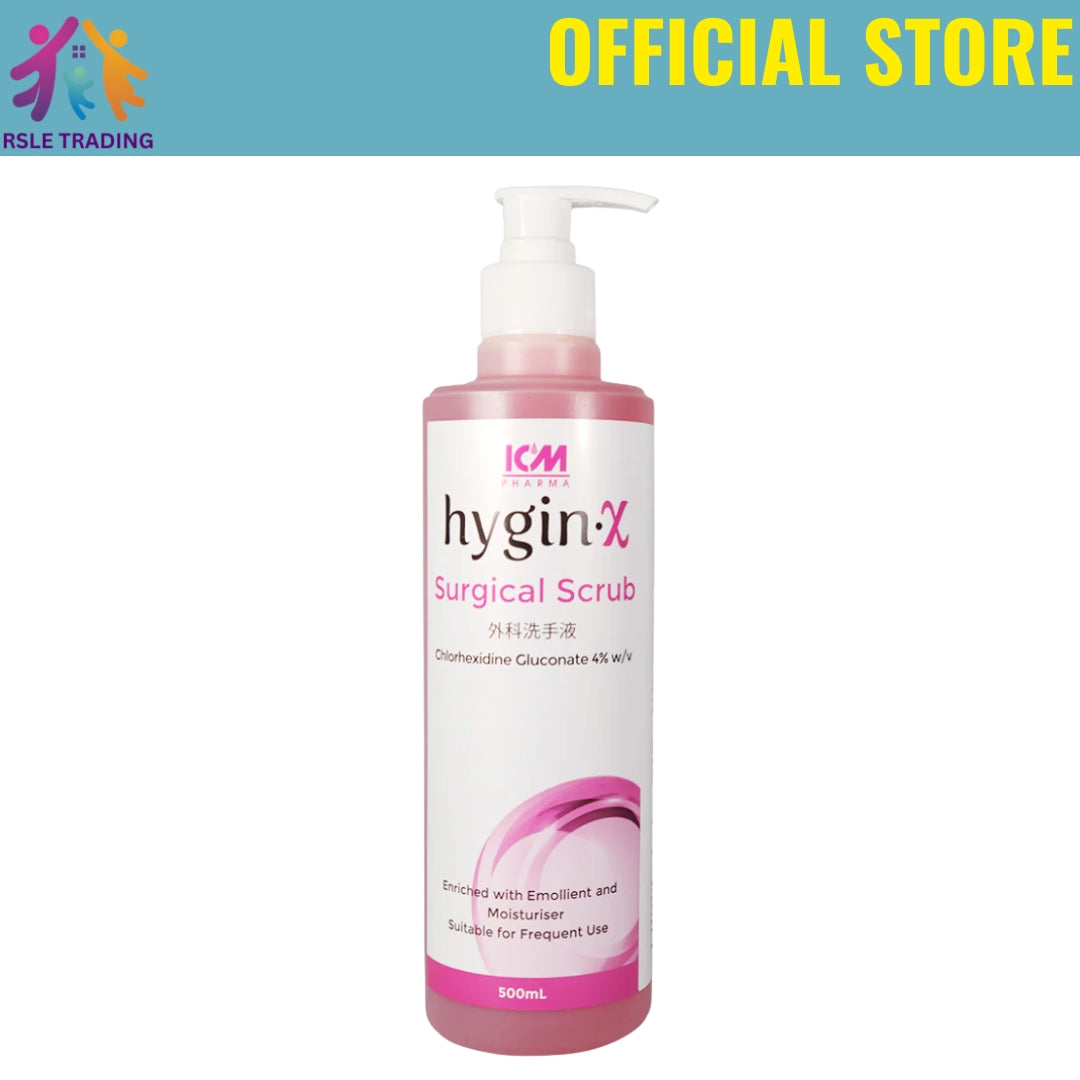ICM Hygin-X Surgical Scrub 500ml Skin Disinfection Hygin X