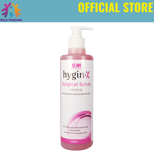 ICM Hygin-X Surgical Scrub 500ml Skin Disinfection Hygin X