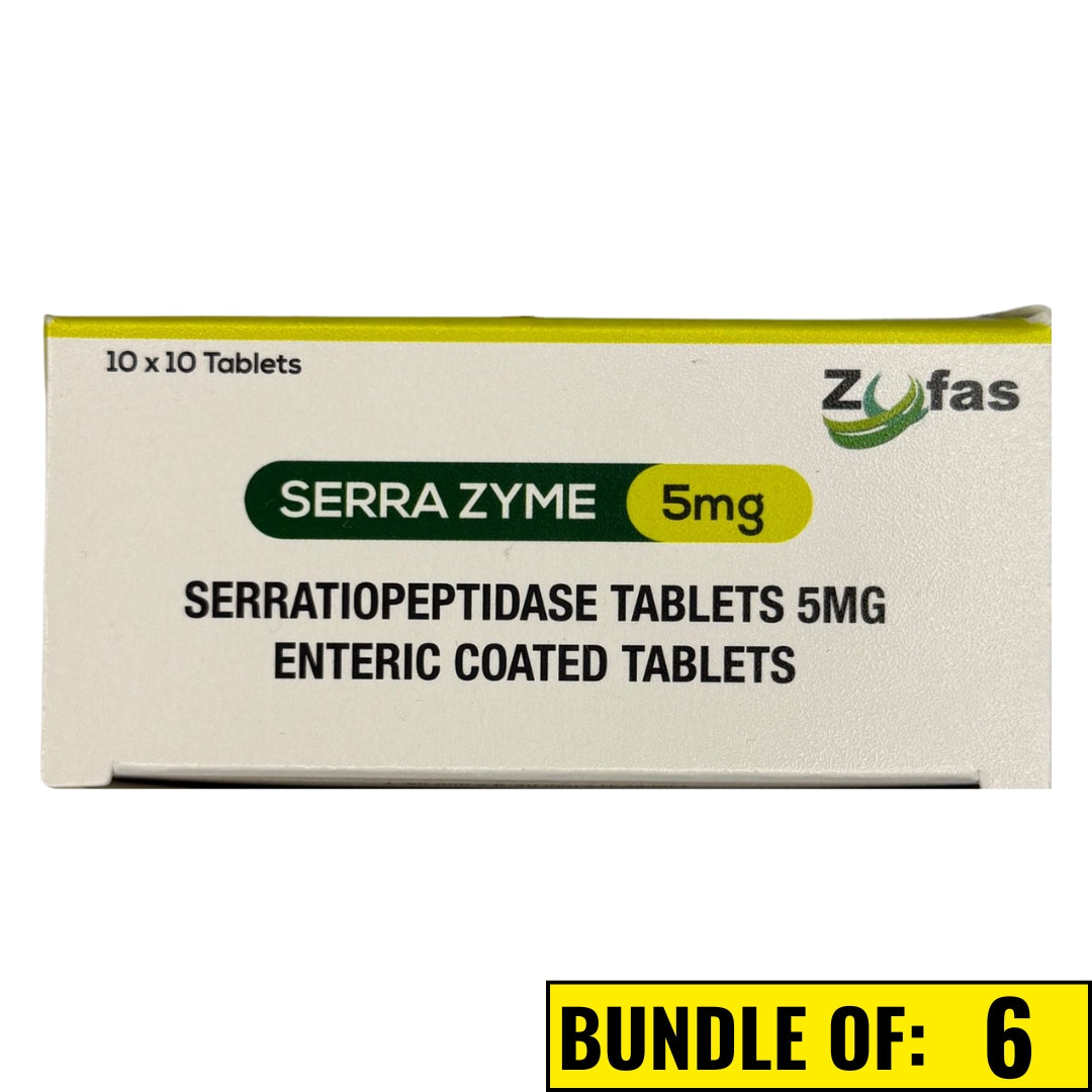 Serrazyme Tablet 5mg (Danzen Alternative) – 100 Tablets/Box