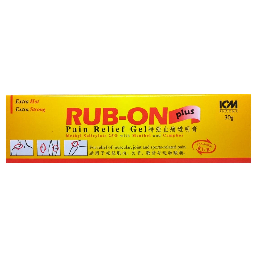 Rub-On Plus Pain Relief Gel 30g