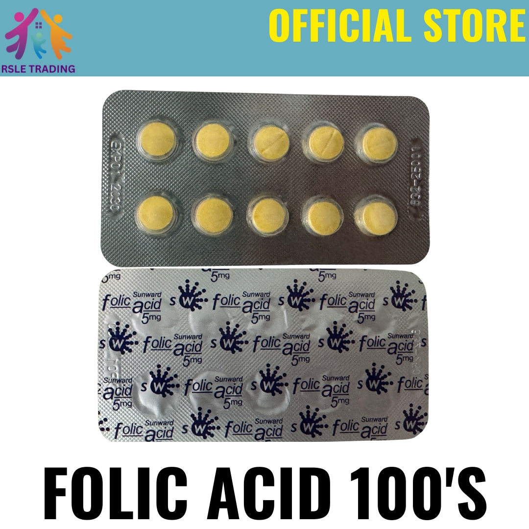 Sunward Folic Acid 5mg Tablets 100s