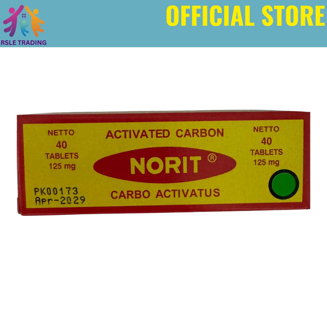 Norit Activated Carbon 125mg 40s