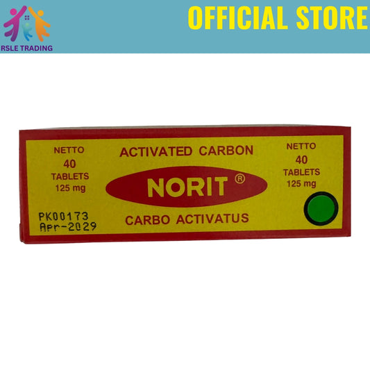 Norit Activated Carbon 125mg 40s