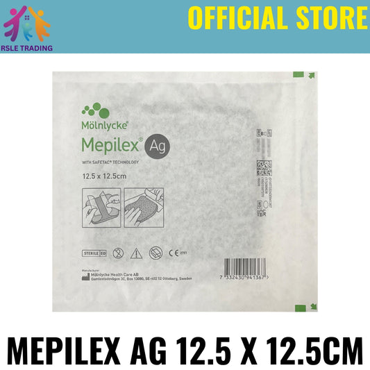 Mepilex Ag 12.5 x 12.5cm 1s