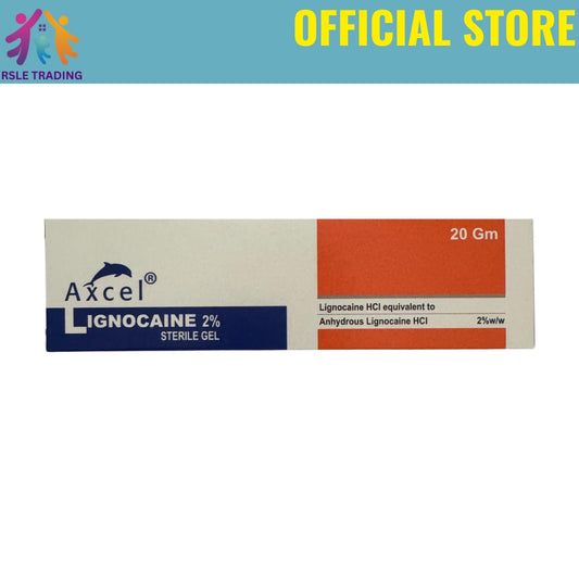 Axcel Lignocaine 2% Sterile Gel 20g – Rapid, Long-Lasting Topical Anaesthetic