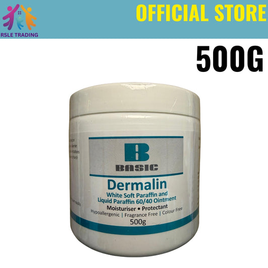 Dermalin 500g 60/40 White Soft Paraffin Ointment