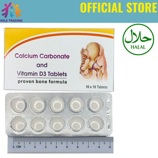 Calcium Carbonate 100's 450mg/ Vitamin D 200IU