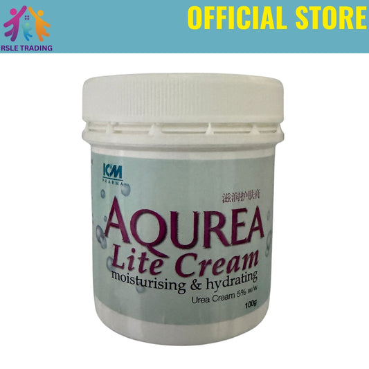 Aqurea Lite Urea 5% Cream 100g | Moisturizing Cream for Dry & Scaly Skin | Intensive Hydration