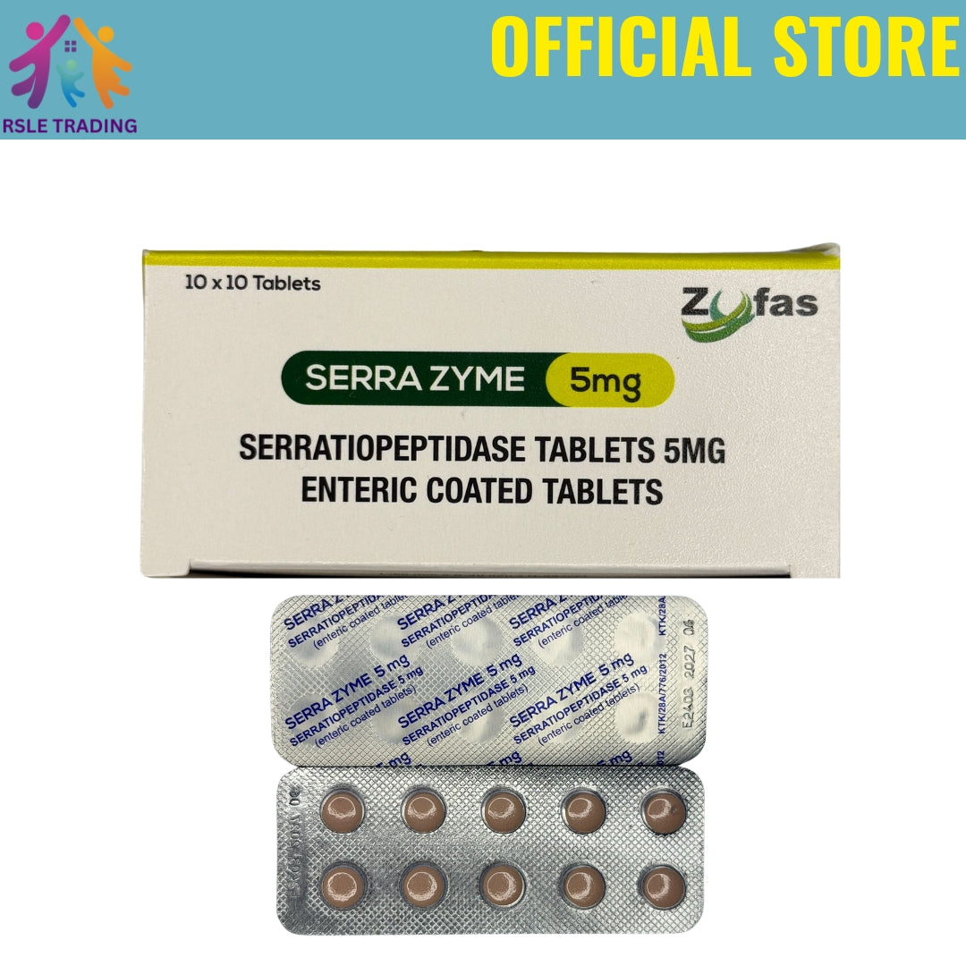 Serrazyme Tablet 5mg (Danzen Alternative) – 100 Tablets/Box