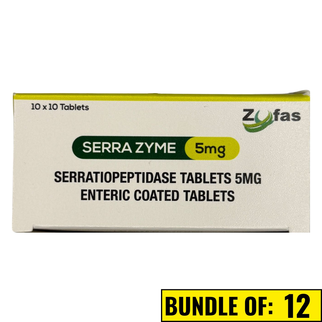 Serrazyme Tablet 5mg (Danzen Alternative) – 100 Tablets/Box