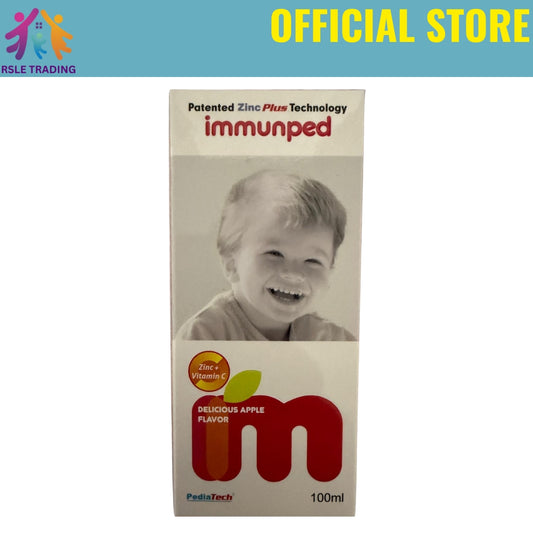Immunped 100ml Vitamin C ZincPlus® Syrup – Immune Booster for Kids & Adults | Immune Support