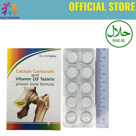 Calcium Carbonate 100's 450mg/ Vitamin D 200IU