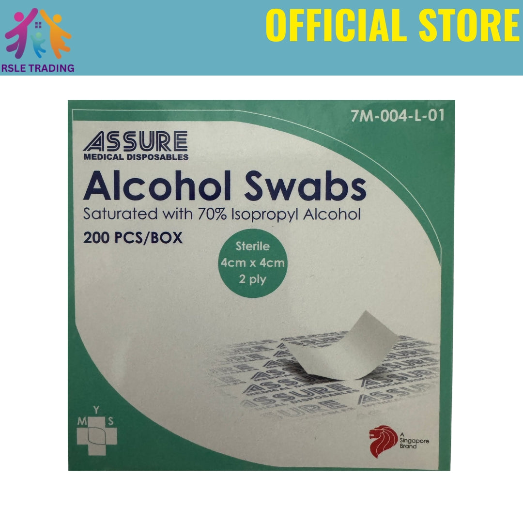 Assure Alcohol Swab 4 x 4cm 200s