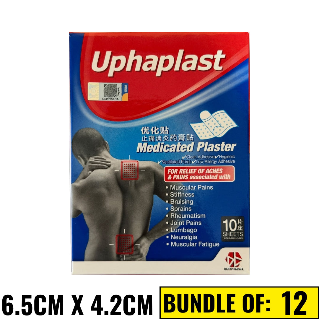 Uphaplast Medicated Plaster 10’s