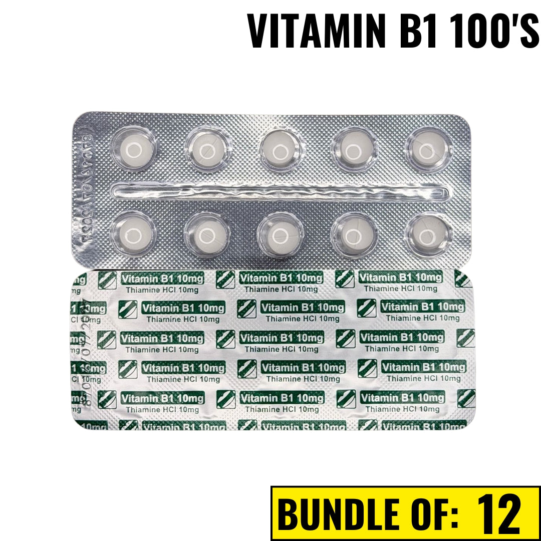 Vitamin B1 Tablet 10mg 100’s