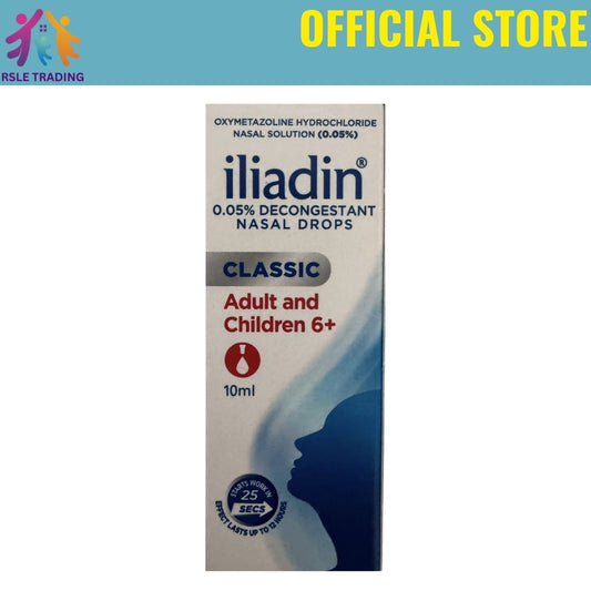 Iliadin Adult 10ml Nasal Drops 0.05%