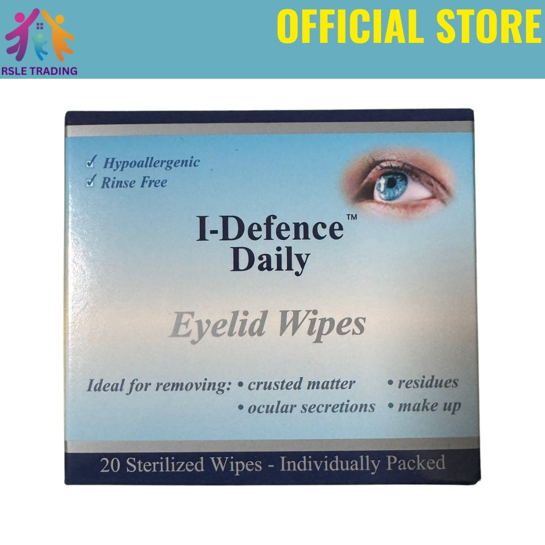I-Defence Daily Eyelid Wipes 20s